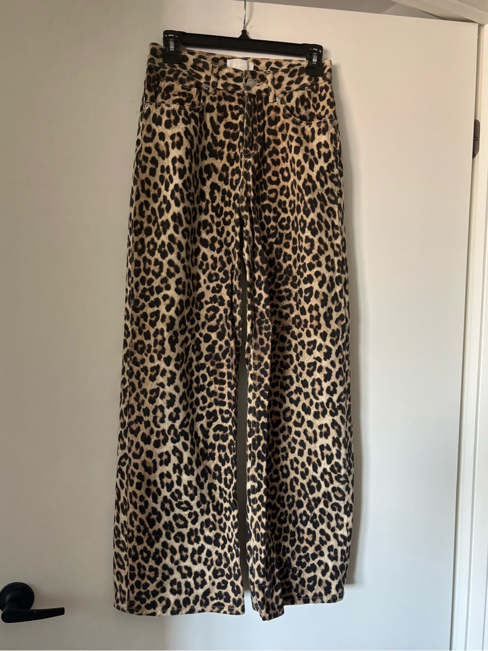H&M Leopard Print Maxi Skirt - Tan and Black